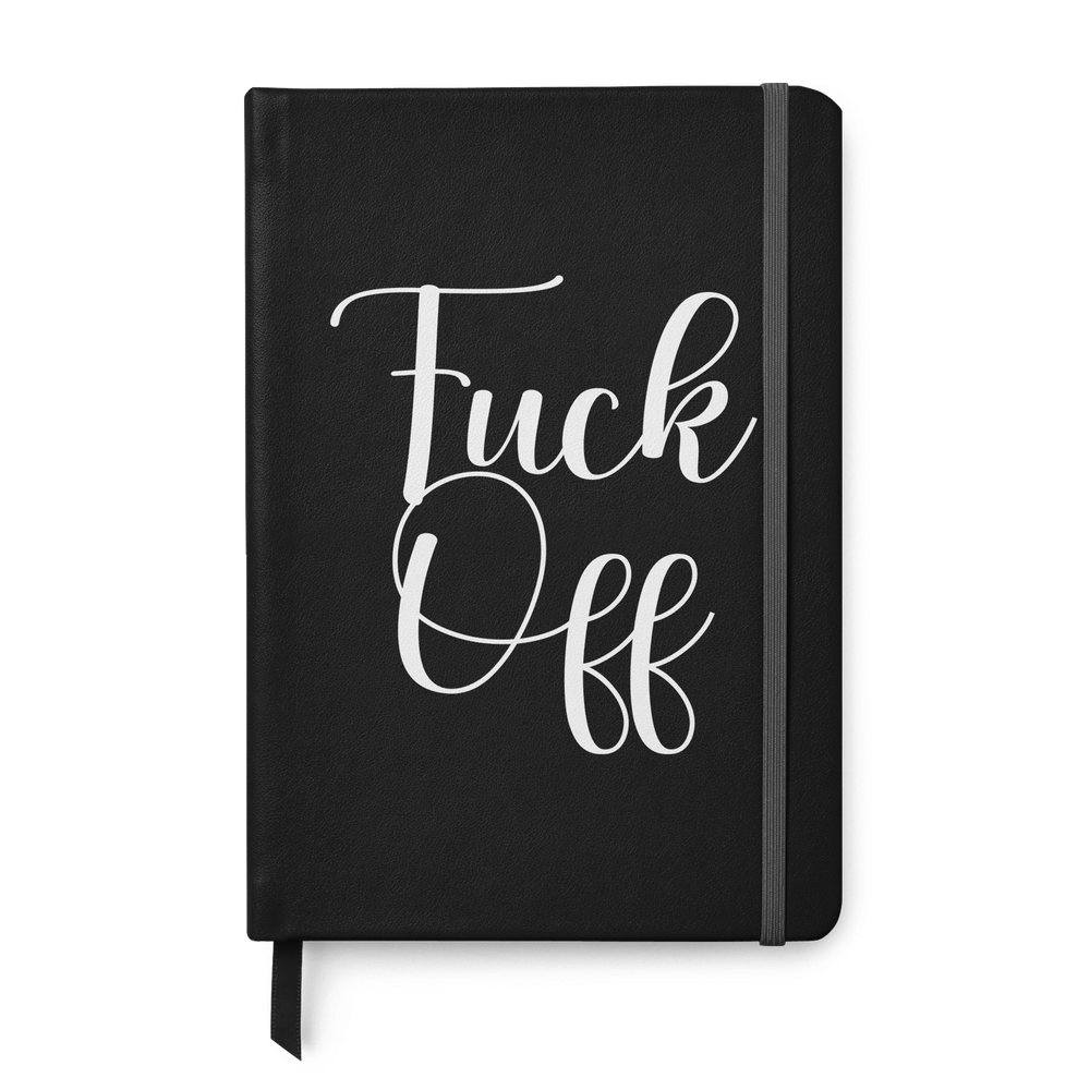 Fuck off Leather Style Notebook #6 image